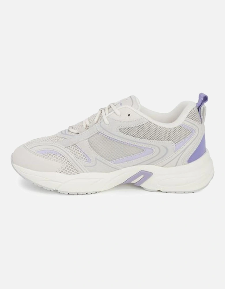 Leather Platform Sneakers Women - Purple