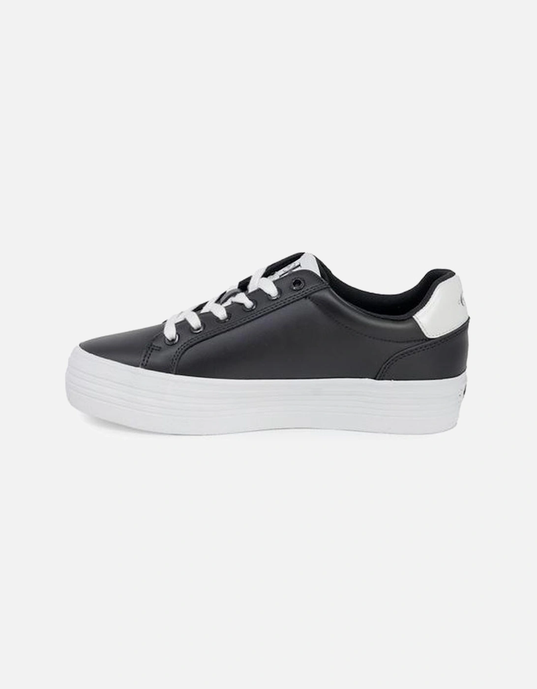 Black Leather Sneaker Women