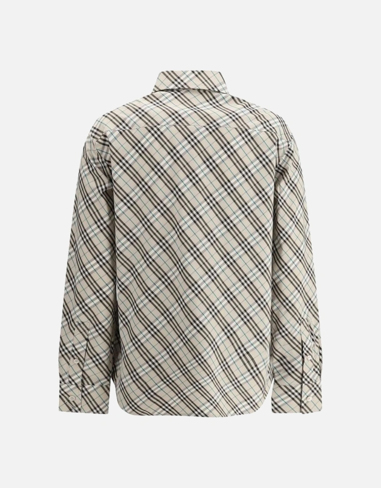 Archive Check Pattern Cotton Shirt Women - Multicolor