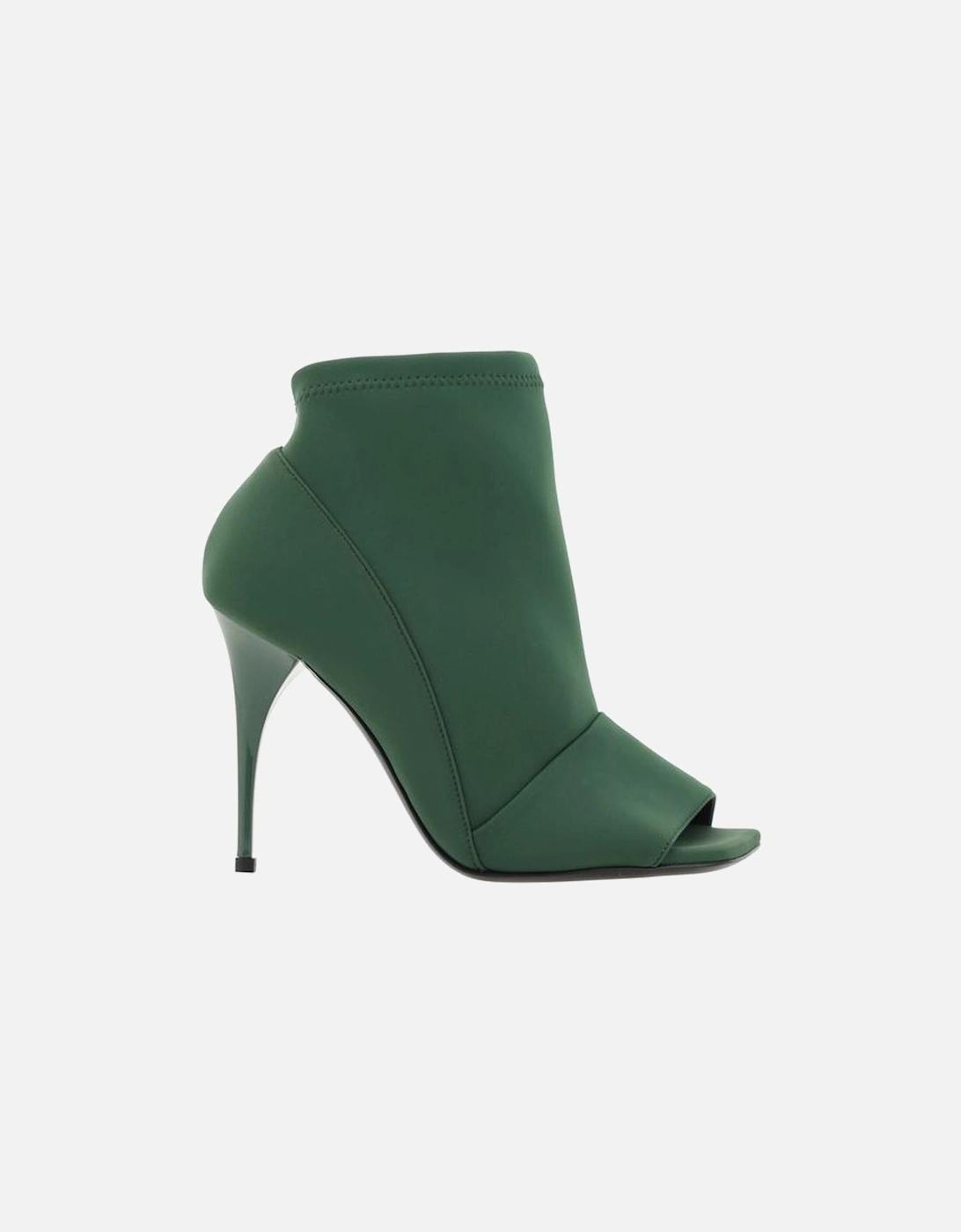 Stretch Fabric Wrap Bootie Pumps Women - Green, 4 of 3
