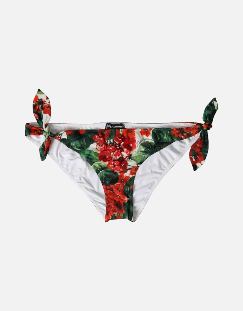 Floral Print Bikini Bottom Swimwear Women - Multicolor