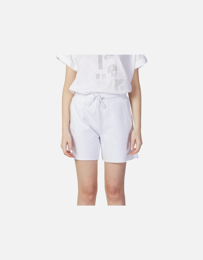 Cotton Athletic Sport Pants Women - White Jeans