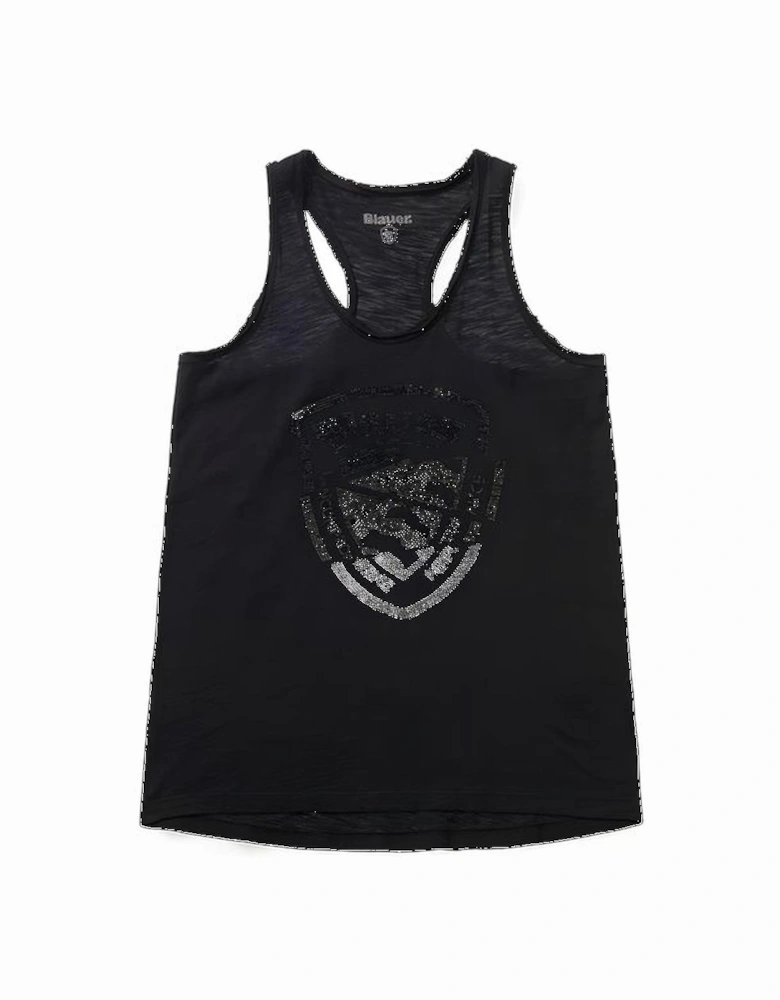 Cotton Tank Top Women - Black T-Shirts