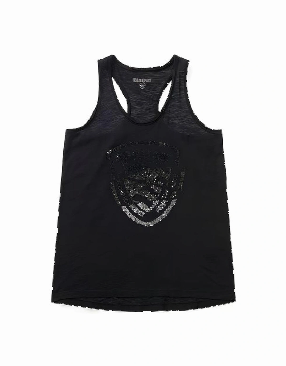 Cotton Tank Top Women - Black T-Shirts, 6 of 5