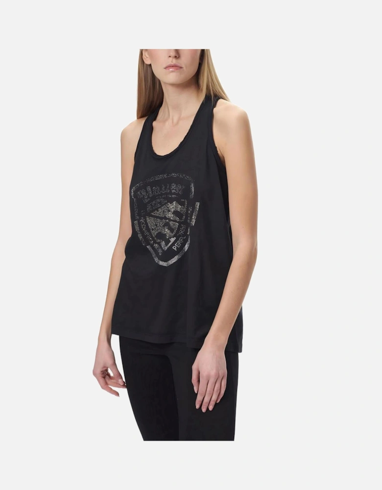 Cotton Tank Top Women - Black T-Shirts