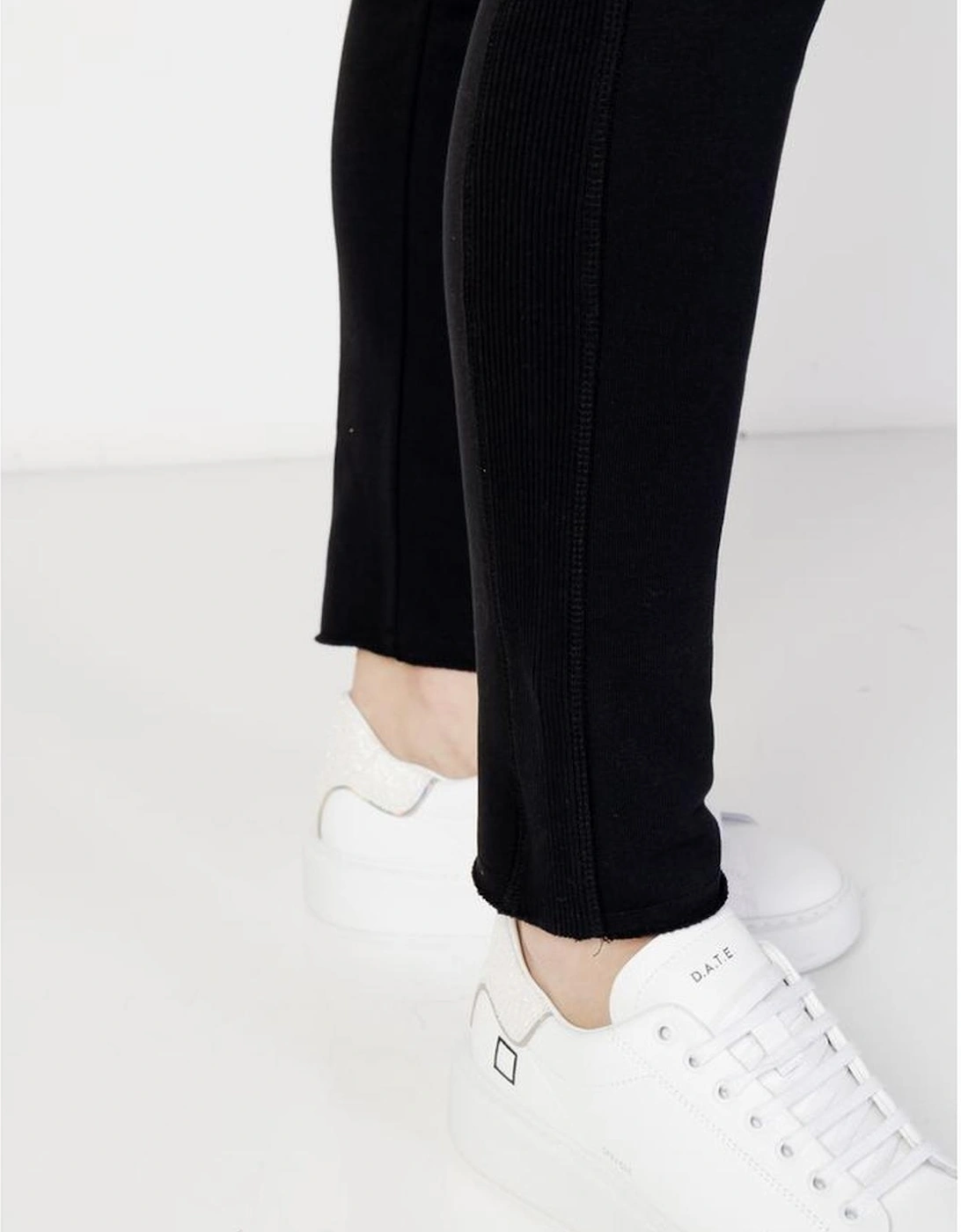 Womens 100% Cotton Sport Pants - Black Jeans