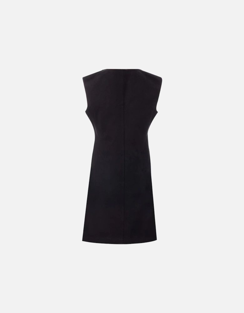 Premium Viscose Sophisticated Dress Women - Black Dresses