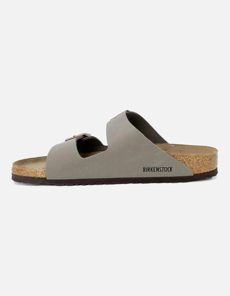 Gray Leather Sandal Women