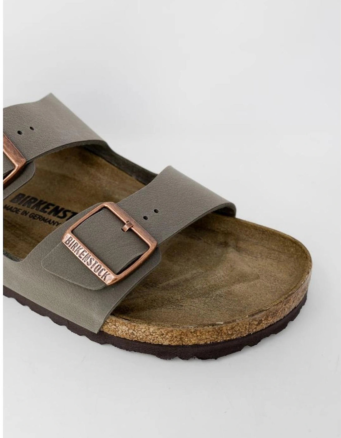 Gray Leather Sandal Women