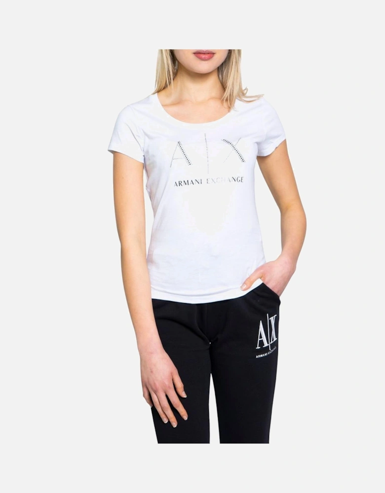 100% Cotton Womens T-Shirt - White