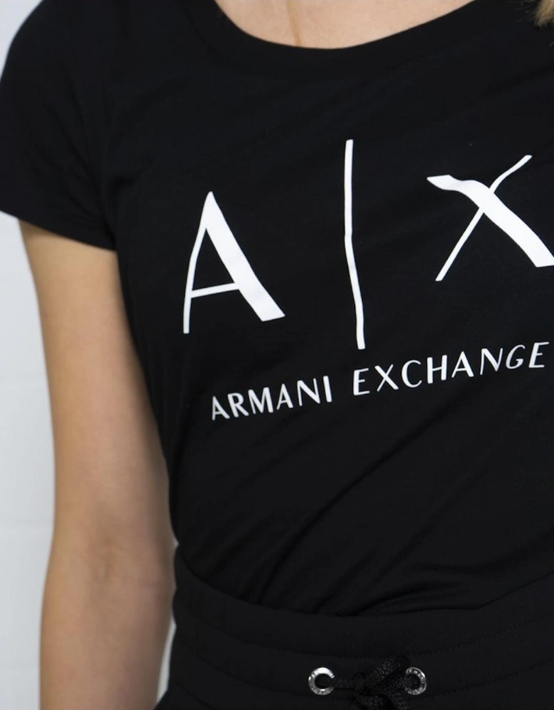 Classic Cotton T-Shirt Women - Black