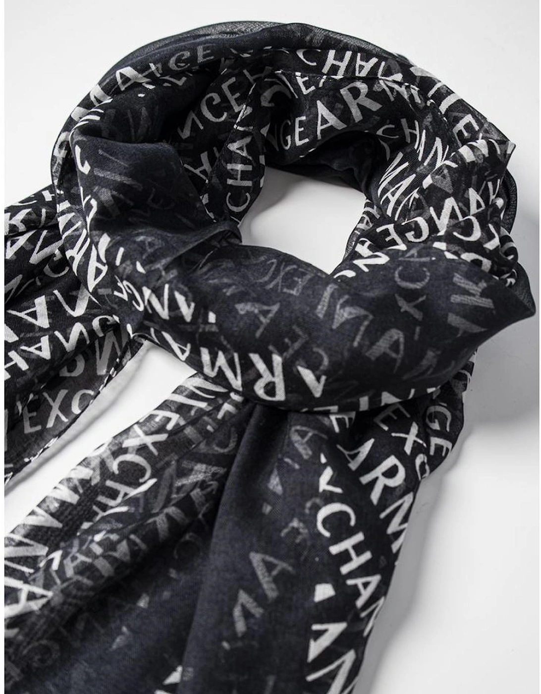Modal Scarf and Gloves Set Women - Black Scarves
