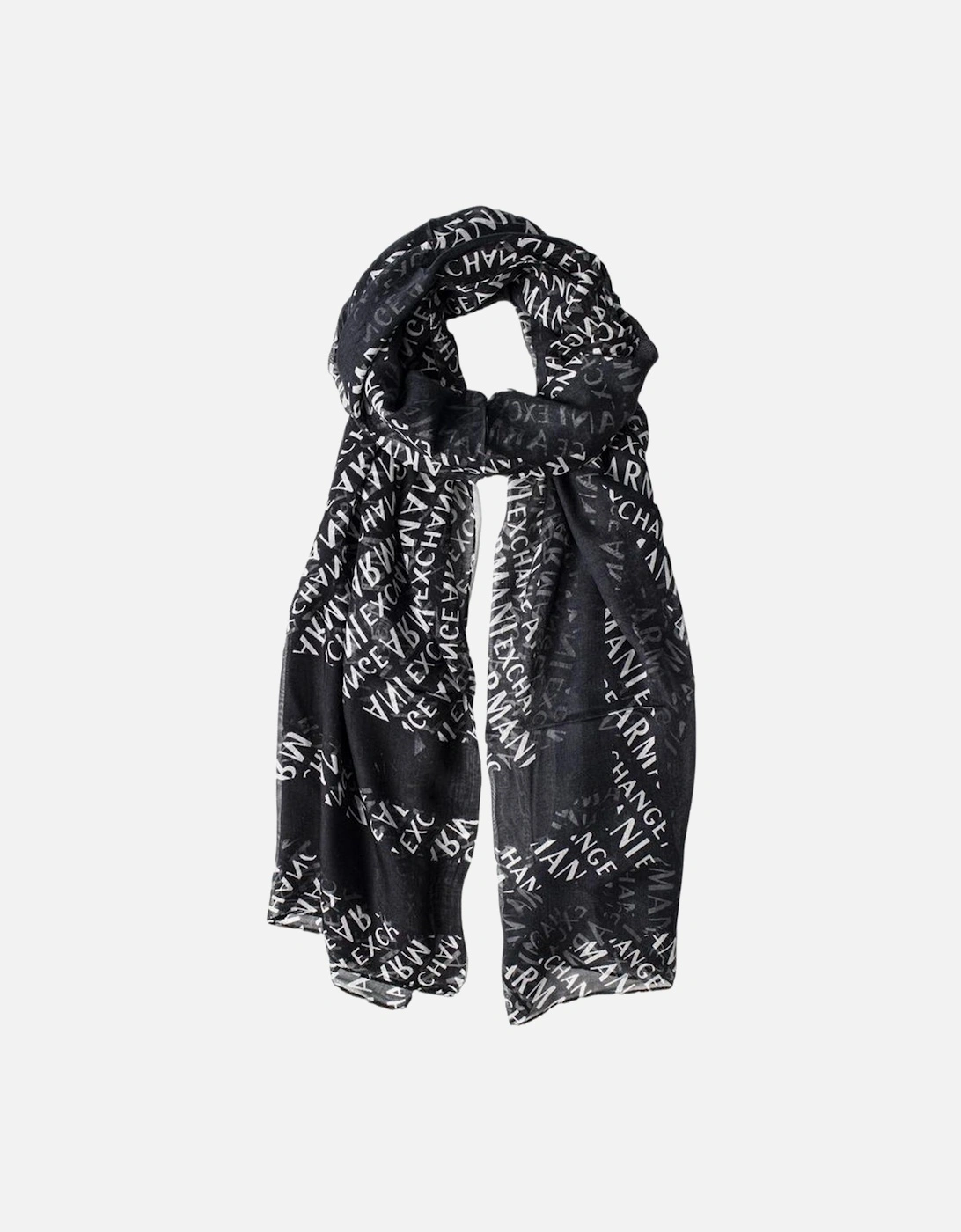 Modal Scarf and Gloves Set Women - Black Scarves
