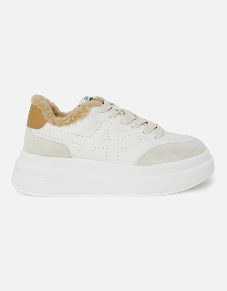 Beige Leather Sneaker Women