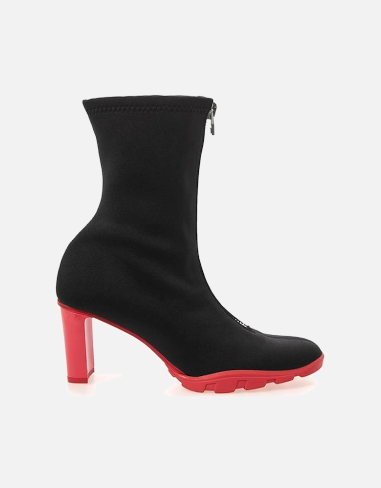 Black Neoprene Boot Women