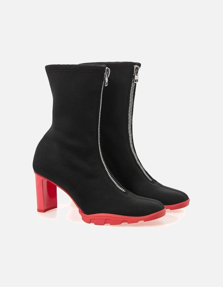 Black Neoprene Boot Women