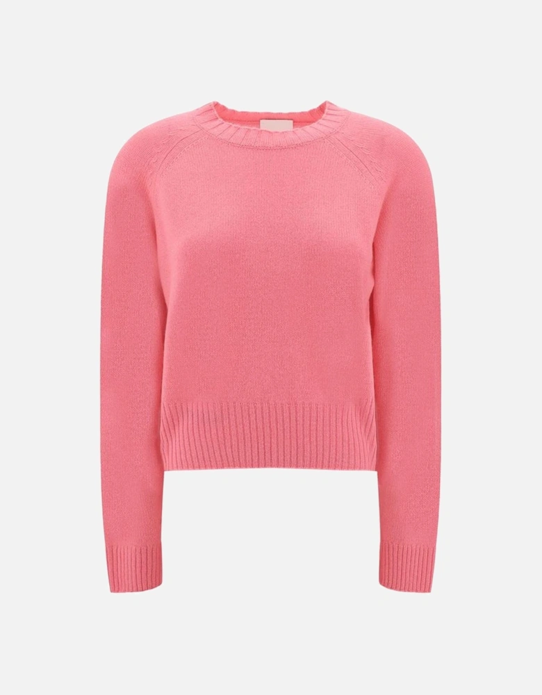 Cashmere Ribbed Crew Neck Sweater Women - Multicolor