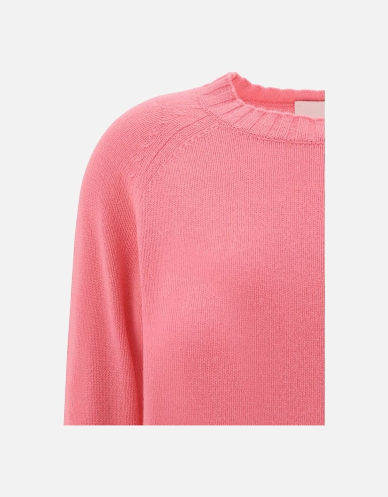 Cashmere Ribbed Crew Neck Sweater Women - Multicolor