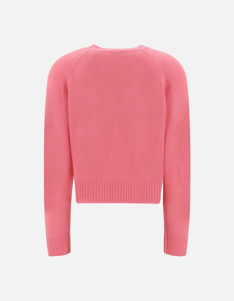 Cashmere Ribbed Crew Neck Sweater Women - Multicolor