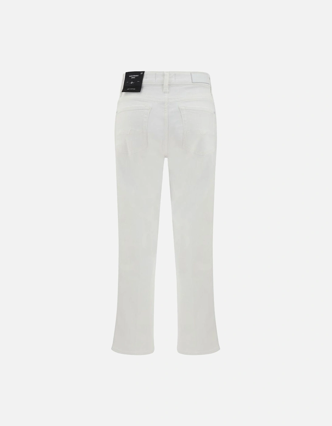 Cropped Skinny Five-Pocket Jeans Women - White Jeans