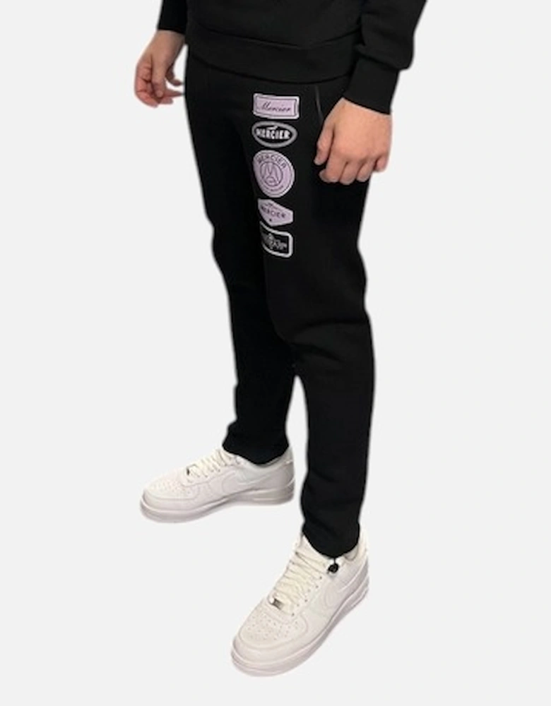 Badge Logo Jogger - Black