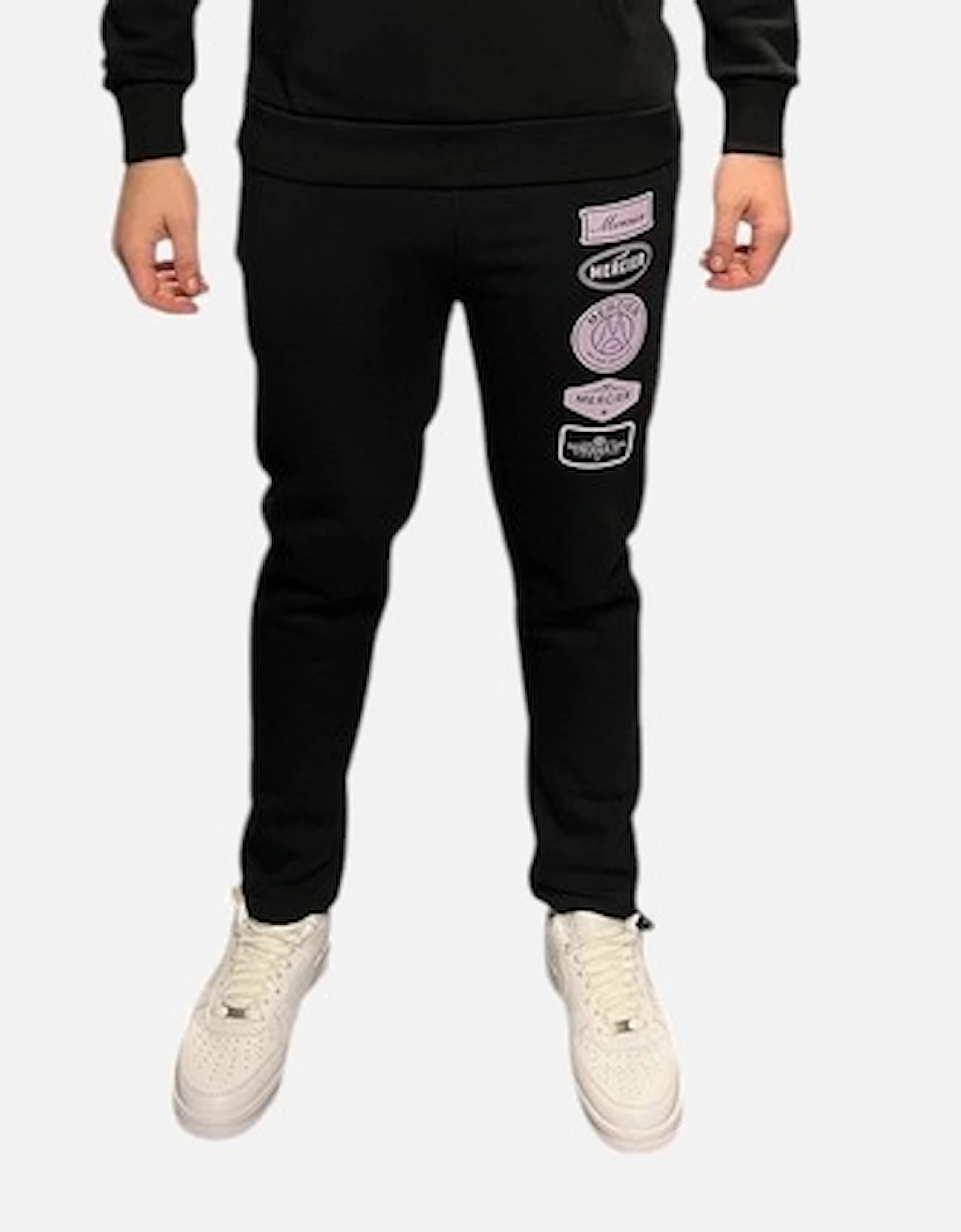 Badge Logo Jogger - Black
