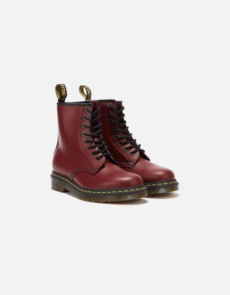 Dr. Martens 1460 Smooth Womens Cherry Red Leather Boots