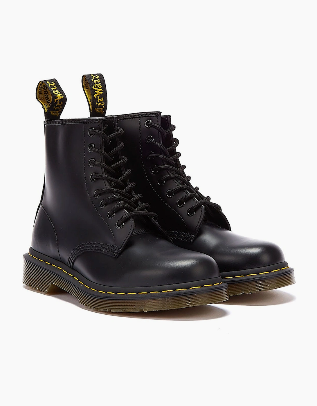 Dr. Martens Black 1460 Smooth Leather Lace Up Boots Size 12 - Image 5