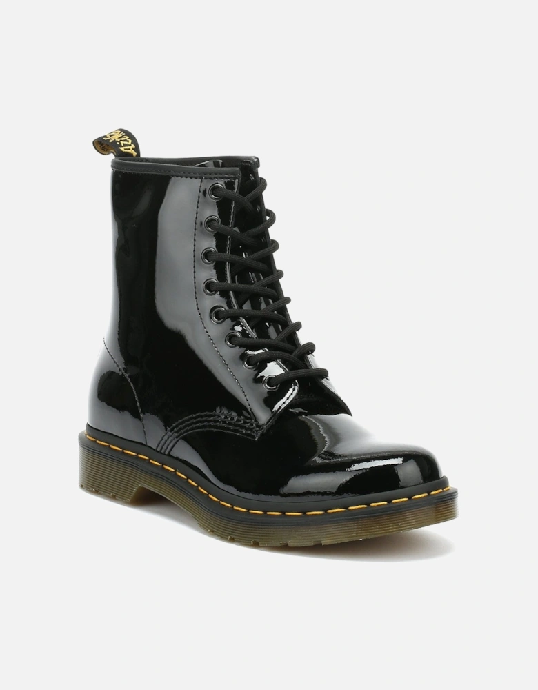 Dr. Martens 1460 Patent Lamper Womens Black Boots