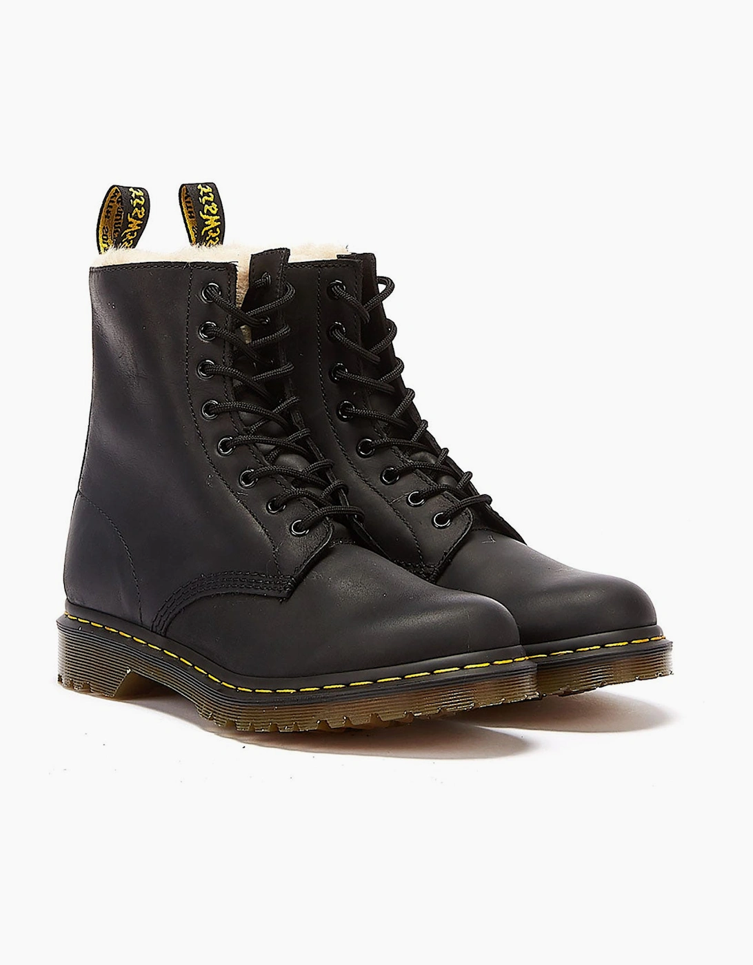 Women's Dr. Martens Winterised Womens Black Burnished Wyoming Serena Boots - Size: 7