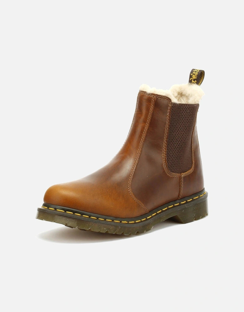 Dr. Martens Winterised 2976 Leonore Womens Brown Butterscotch Boots