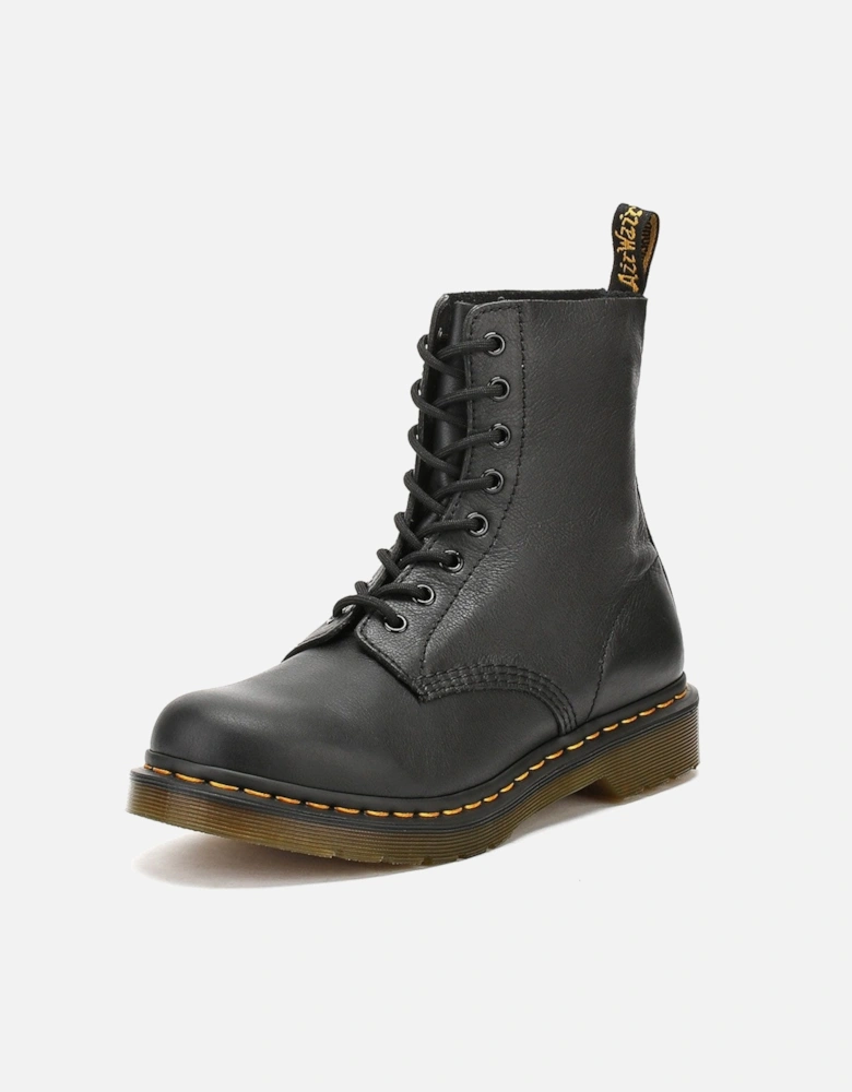 Dr. Martens Womens Black Pascal Virginia Leather Boots