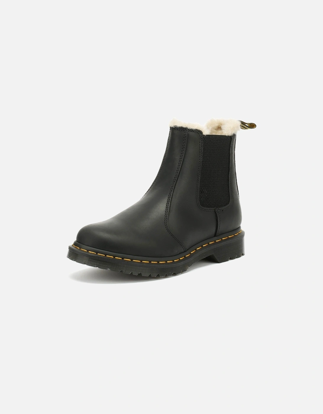 Dr. Martens Winterised Womens Black Burnished Wyoming Leonore Boots