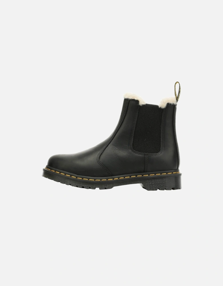 Dr. Martens Winterised Womens Black Burnished Wyoming Leonore Boots