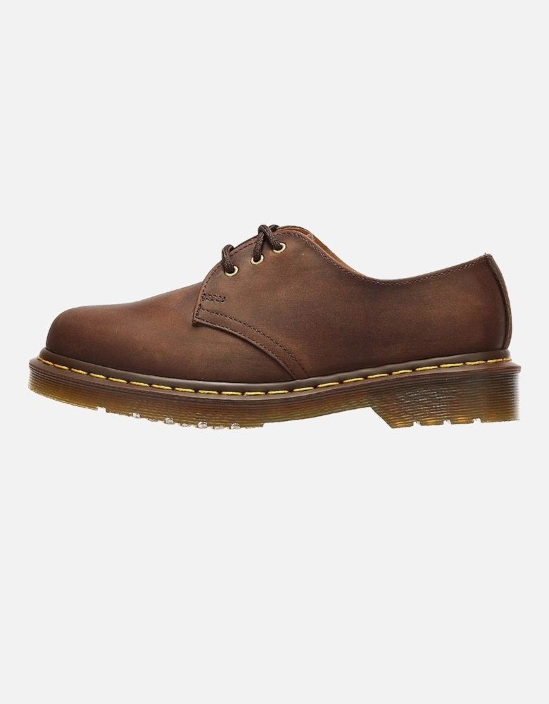 Dr. Martens 1461 Crazy Horse Mens Gaucho Brown Leather Shoes