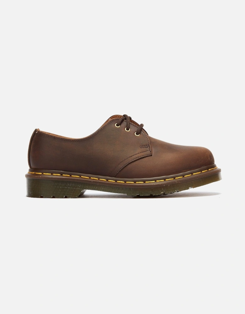 Dr. Martens 1461 Crazy Horse Mens Gaucho Brown Leather Shoes