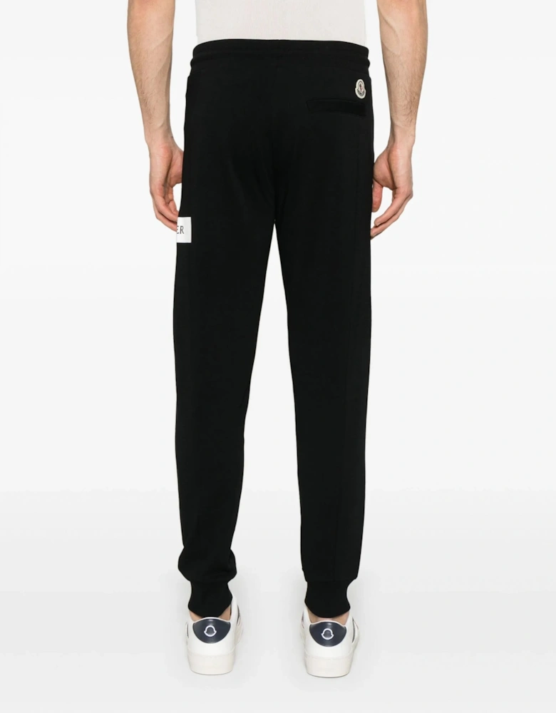 Cuffed Jersey Joggers Black