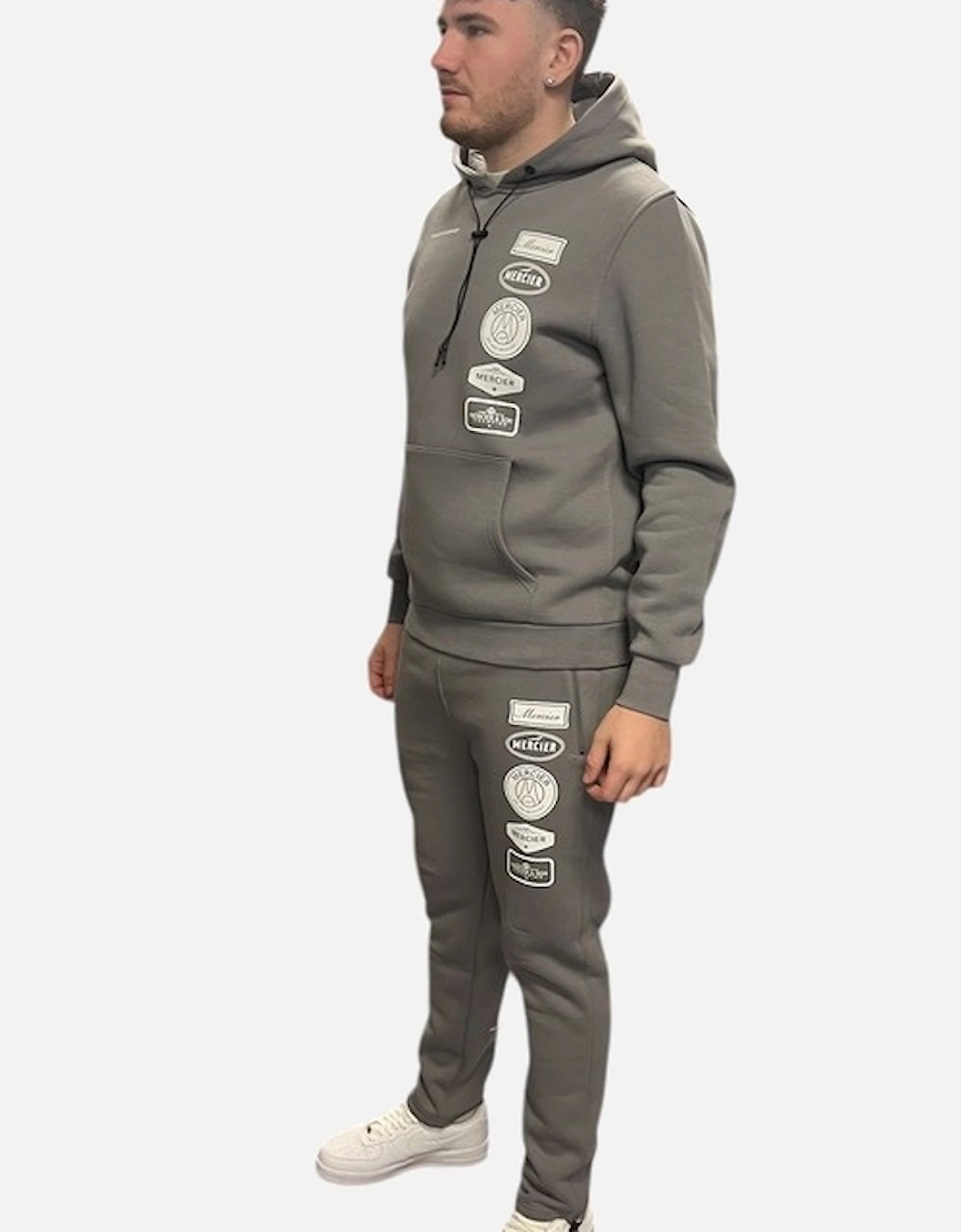 Badge Logo Jogger - Steel Grey