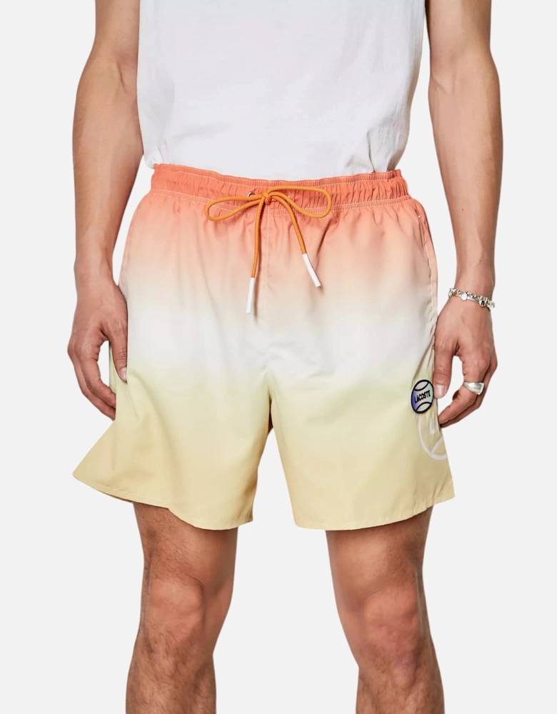 Mens Shorts MH2896 Gradient Print Swimwear Summer Quick Dry Beach Shorts