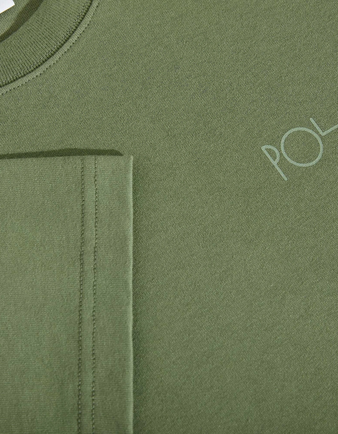 Contrast Stroke Logo T-Shirt - Moss Green