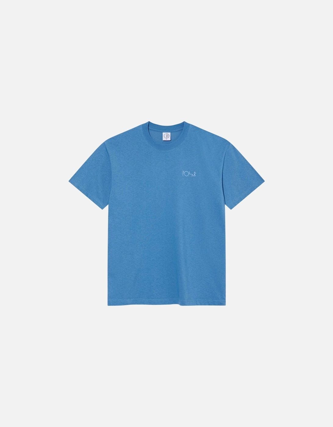 Contrast Stroke Logo T-Shirt - French Blue