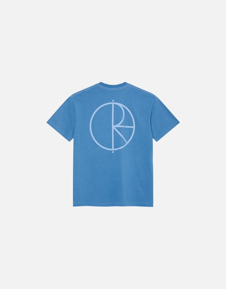 Contrast Stroke Logo T-Shirt - French Blue