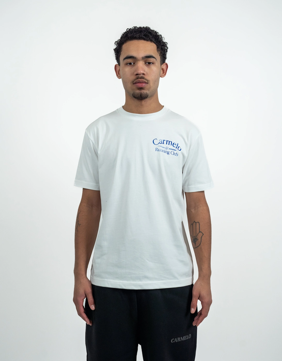 RUNNING CLUB 2.0 T SHIRT WHITE/BLUE