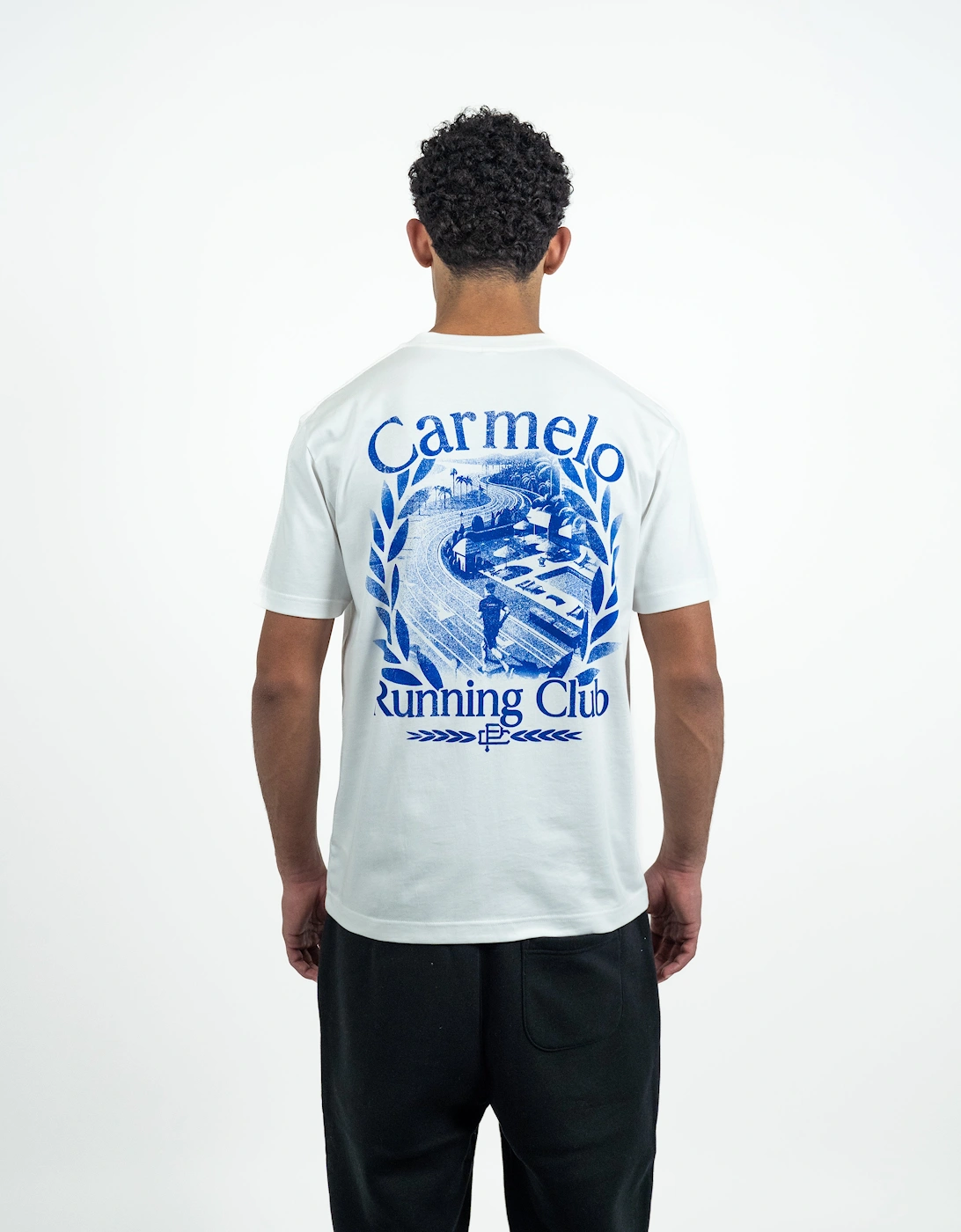 RUNNING CLUB 2.0 T SHIRT WHITE/BLUE