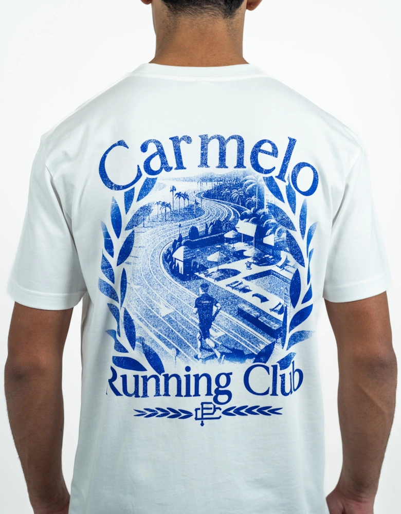 RUNNING CLUB 2.0 T SHIRT WHITE/BLUE