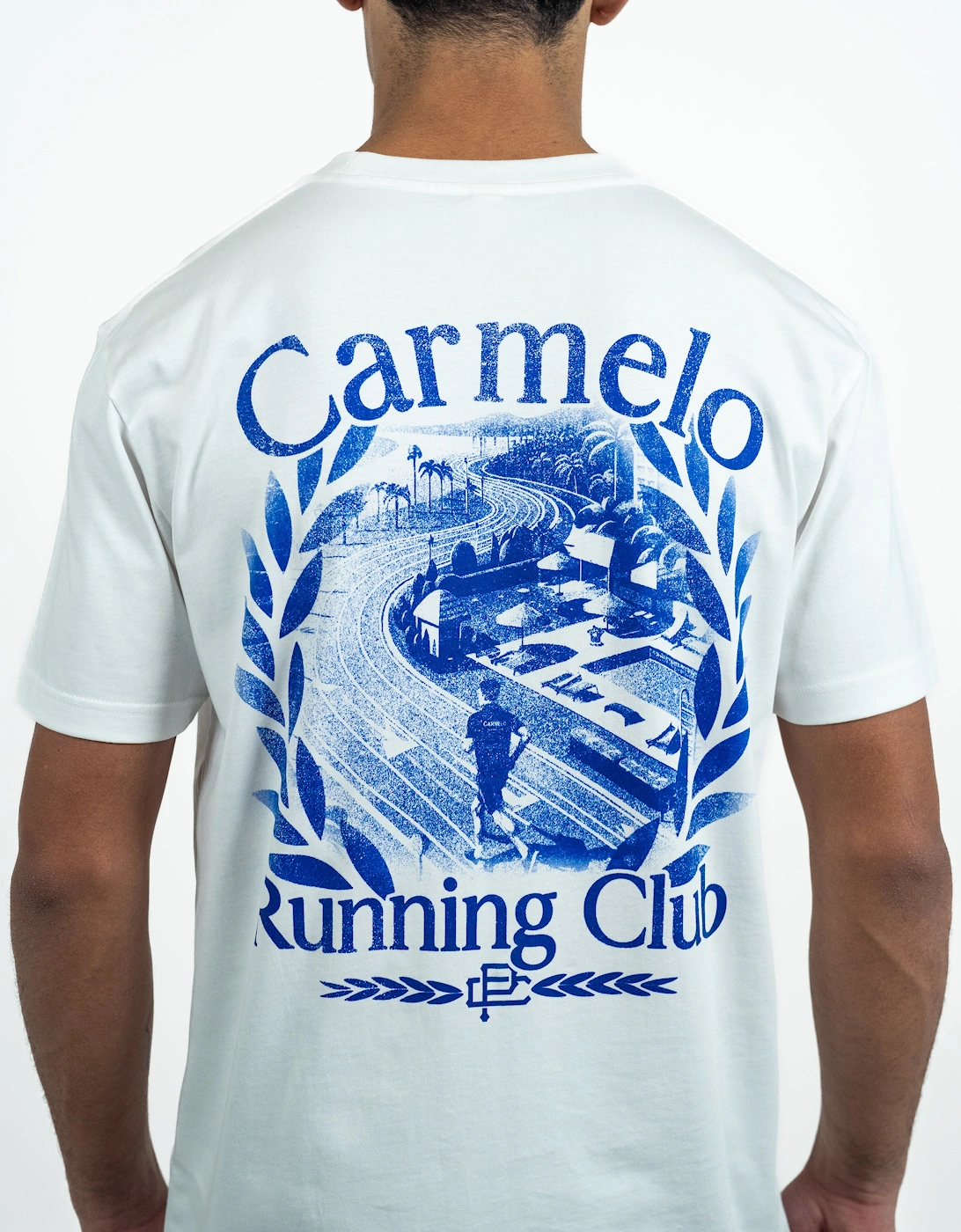 RUNNING CLUB 2.0 T SHIRT WHITE/BLUE