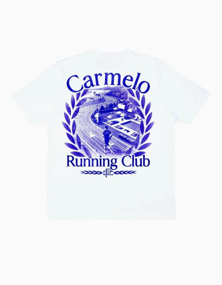 RUNNING CLUB 2.0 T SHIRT WHITE/BLUE