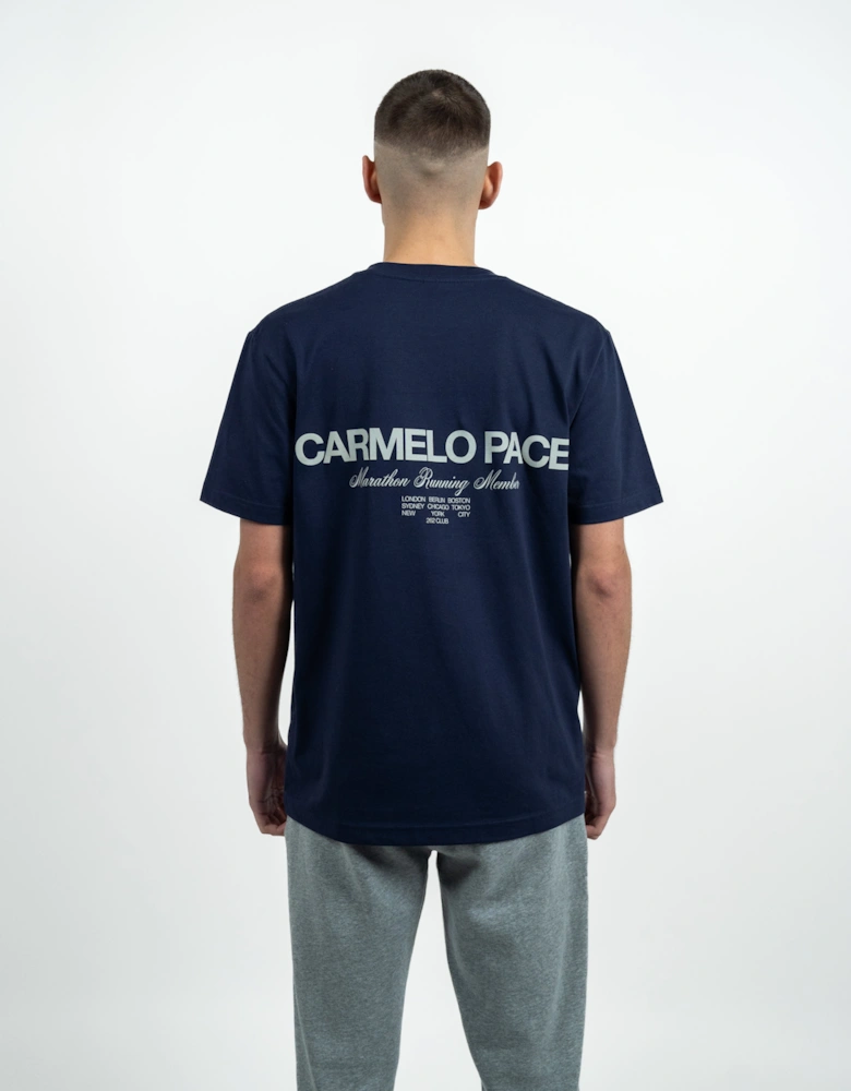 MARATHON TOUR T SHIRT NAVY