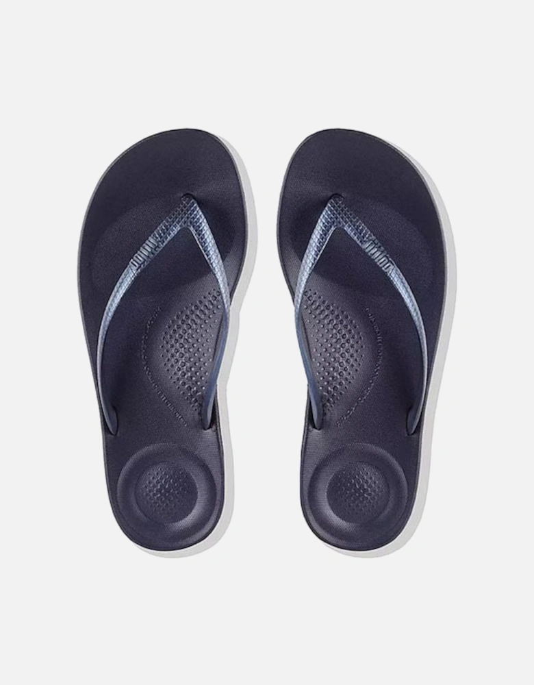 Women's Iqushion Ergonomic Flip Flops Midnight Navy