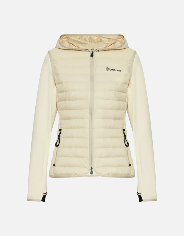 Womens Hybrid Zip Jacket Beige